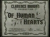 Of human hearts