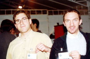 Josema y Julio, bien documentados y listos para empezar el espect�culo