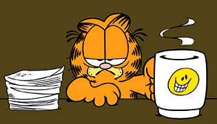 Garfield enfadado